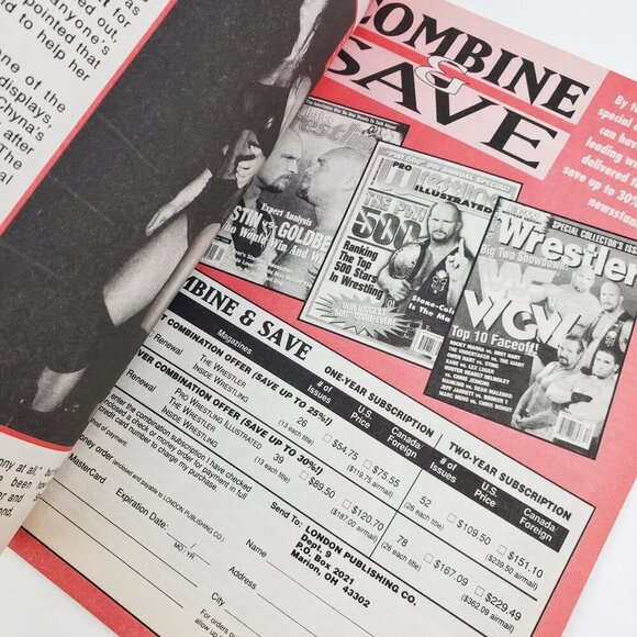 Wrestling Superstars Magazine Sting Big Show Runnel VTG April 2000 Unread Stock - Picture 7 of 11